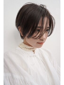 ヴェルダ 池袋店(verda) 大人可愛い20代30代40代黒髪前下がりショートボブ丸みショート◎