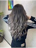 プルエクステでグラデーション風