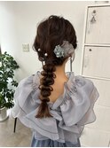 崩れにくいゆるふわ編みおろし
