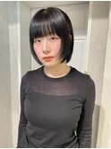 【cres小山】black × layer bob