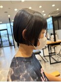 #ヘアドネーション#ミニボブ×切りっぱなし20代30代40代