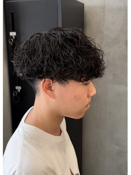 スイッチ(men's SWITCH) 大分メンズ波巻きスパイラルパーママッシュ刈り上げショート