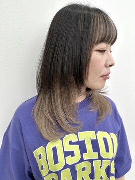 イト(ito.) レイヤーカット_ハイインナーカラー_ニュアンスカラー