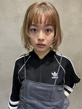 エイチ(H eitf) H【eitf】 原宿 表参道 グレージュ/ショートボブ