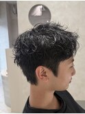 スパイキーショート/ピンパーマ/メンズパーマ/メンズショート