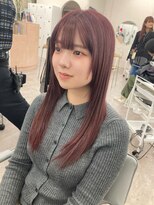 ダブルカラーピンクブラウンカラー