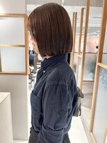 ラミエ バイ メルト 吉祥寺(lamie by melt)&nbsp;"久保田"ぷつっとボブ切りっぱなしまとまるショートボブ