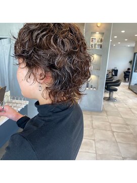 ヘアメイクアース 八潮店(HAIR & MAKE EARTH) ソフトウルフ似合わせパーマ