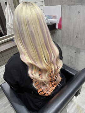 ディベック(Dvec) ブロンドパープルハイライト☆