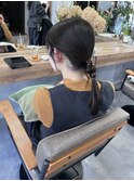 お呼ばれ ヘアーアレンジ[TiTi_福田りの]