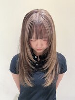 ローエ バイ デコ(Rohe by DECO)&nbsp;【廣川】mixカラーでイメチェン/ベージュ×ブラウン/レイヤー