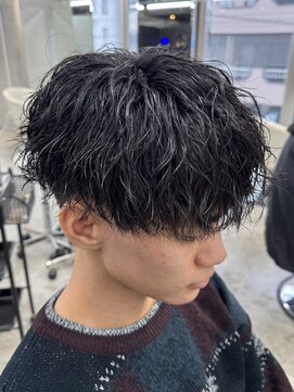 エデアンルクラ 下通(EDEAN Leclat) 熊本メンズパーマ 波巻き ツイスパ MEN'S HAIR
