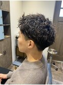 ツイストスパイラル×耳だしショート◆20代30代40代