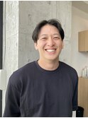 メンズカット毛流れセンターパート