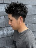 メンズボックスショートスパイキーショートツイスト刈り上げ