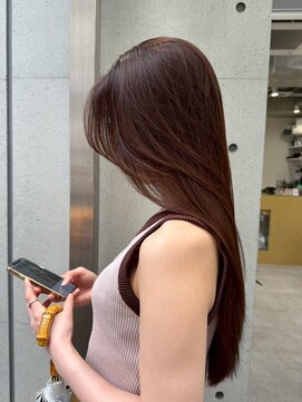 ナンバー ソポ 札幌/ジャム 札幌(N° sopo/JAM) 大人レイヤーカット×チョコブラウン/大通駅個室サロン