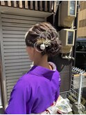 浴衣ヘア/アップスタイル