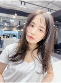 フェイスラインレイヤー/前髪/小顔/髪質改善/白髪ぼかし