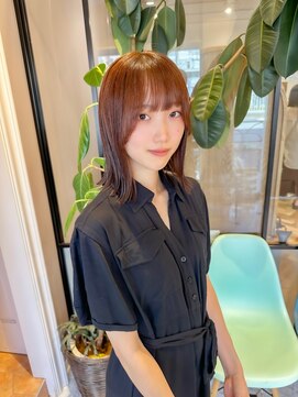 ロンドリゼル 札幌(Lond RiseL) オリーブグレー/前髪/ボブ/マロンベージュ/レイヤーカット/小顔