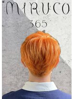 ミルコ バイ クラク(MIRUCO by KURAKU)&nbsp;オレンジカラー　メンズブリーチ