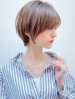 ロンドアジュール 横浜(Lond azur)&nbsp;グランマッシュ/オリーブグレー/ショート/ヘイリーボブ/前髪