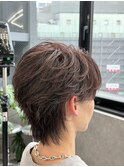 フェザーシースルーウルフセンターパート