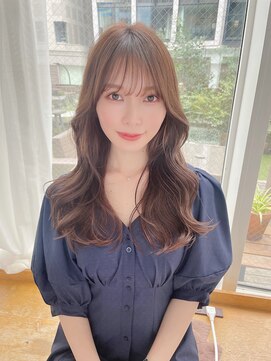 バイオレット 表参道店(Violet) 韓国ヘア くびれヘア 前髪パーマ 顔周りカット