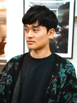 ベンジー オウン 代々木上原店(benji own)&nbsp;ソフトラウンドマッシュショート　ダークアッシュ