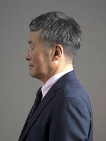 ビーダンディー(Bee dandy)&nbsp;イケオジショート 白髪インテリジェンスグレイヘア オールバック