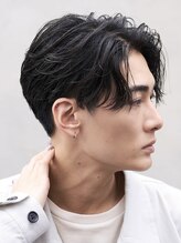 《*ニュアンスパーマ*》センターパートとの相性抜群＊綺麗な毛流れで、厳しい職場や学校でも◎[原宿/眉毛]