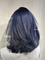 ステラ(STELLA)&nbsp;【@kanon.stella】W bleach / blue color