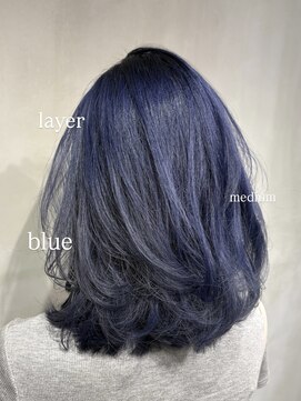 ステラ(STELLA) 【@kanon.stella】W bleach / blue color