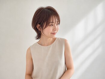 セレスト 心斎橋店(CELESTE)の写真/【口コミ1600件超★4.88】骨格に合わせた似合わせレイヤーカットでシャープな顔周り大人女性に人気なサロン