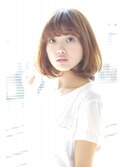 〔自由が丘 ＡＵＱＷＡ〕 フレンチワンカールボブ