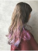 指名限定☆紫陽花インナーカラー