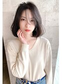 【The C 田中毅】柔らかな印象◎中明度ベージュとミディアムボブ