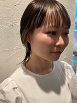 ソレイユ シンサカエ(SOLEIL SHINSAKAE)&nbsp;トレンド♪マッシュウルフ×ホワイトベージュ☆