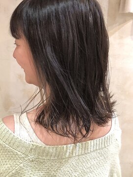 フリックヘアサロン 梅田茶屋町2号店(FLICK HAIR SALON) ミディアム_A012