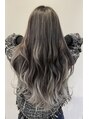 アグ ヘアー カラン 成増店(Agu hair calin) バレイヤージュ:グレーシルバー