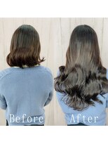 あるじゃんすー 横浜店 ナチュラルブラック#シールエクステ#ゆるふわウェーブ#前髪#横浜