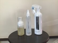 髪楽の雰囲気（ヘアケア商品豊富に取り揃えています。）