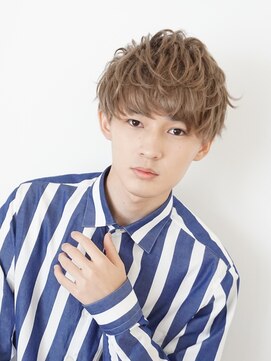 マイロ(mailo) 【mailo】モテ髪+ベージュ系カラー+マッシュパーマ