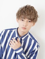 マイロ(mailo) 【mailo】モテ髪+ベージュ系カラー+マッシュパーマ