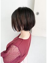 キャンバス バイ ネオリーブ 横浜西口(Canvas by neo.)&nbsp;大人かわいい小顔丸みのあるショートボブ　20代30代40代