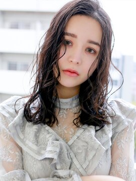 ラフィス ヘアーピュール 梅田茶屋町店(La fith hair pur) 【La fith】無造作ウェーブスタイル