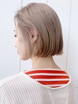 アイティーバイアルバム 藤沢店(IT by ALBUM) ベージュボブ_カーキグレージュマッシュショート_ba322671