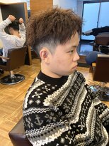 アイリーヘアデザイン(IRIE HAIR DESIGN) 【IRIE HAIR赤坂】アップバング×ブリーチ×スパイキーショート