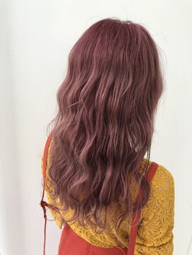 ルッソカナン(Lusso canaan) 波巻きピンクブラウン/30代40代50代