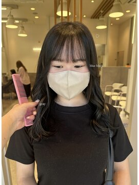 ポジ(poji) インナーカラー　ベージュ　髪質改善カラー　韓国風