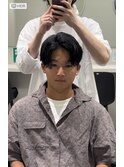 ニュアンスパーマおこぼれバング